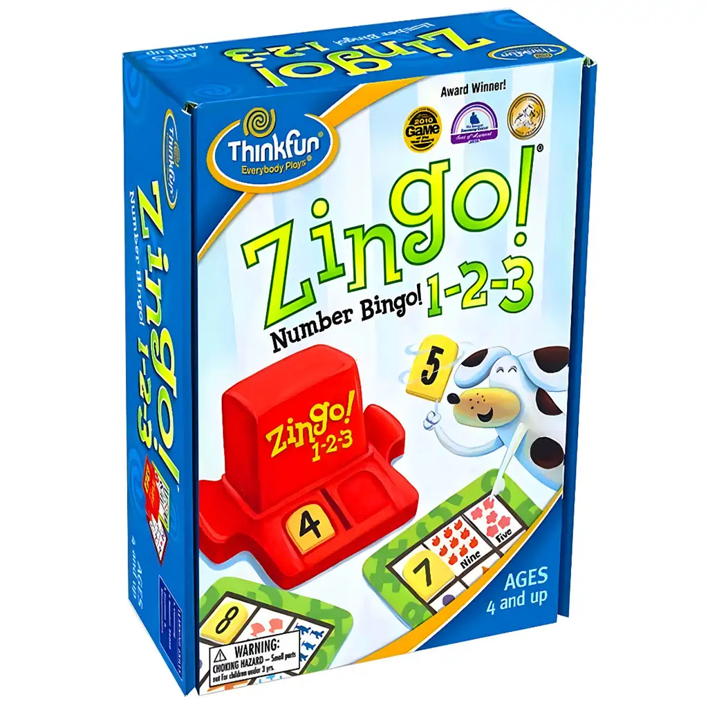 Thinkfun: Zingo 1-2-3 gra planszowa kép 1