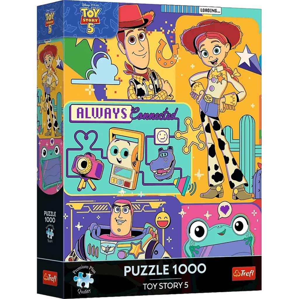 Toy Story 5 Premium Plus 1000-elementowe puzzle - Trefl kép 1
