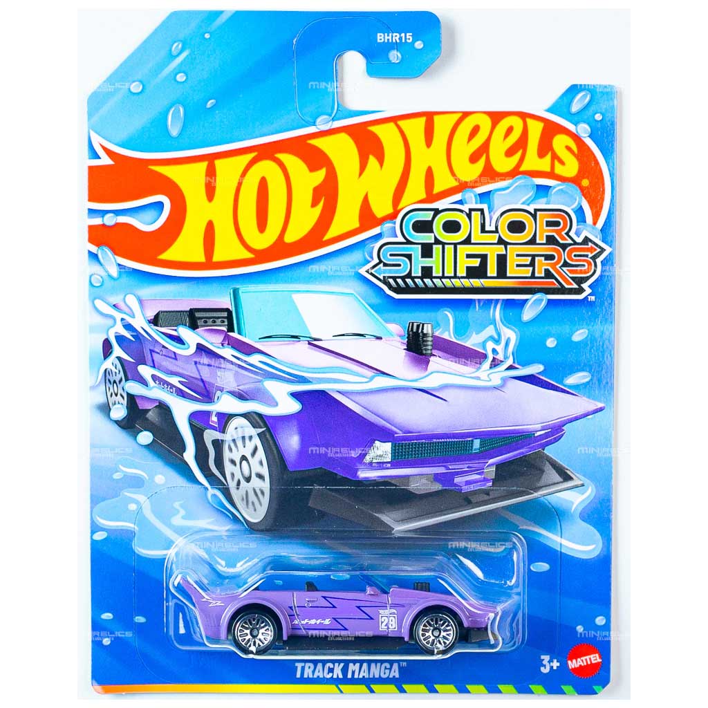 Hot Wheels: Track Manga samochód zmieniający kolor 1/64 - Mattel kép 1