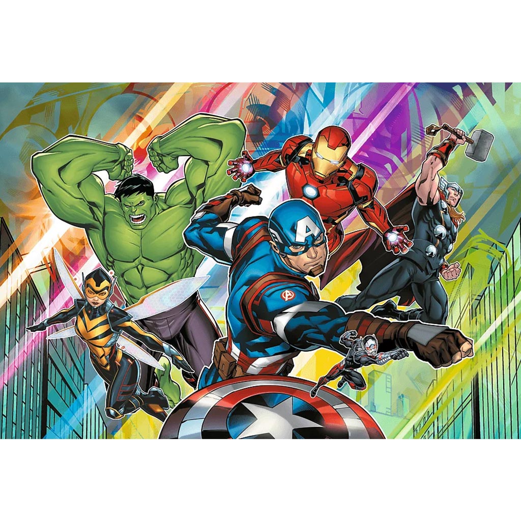 Puzzle Marvel Avengers Moc i siła 100 elementów - Trefl kép 2