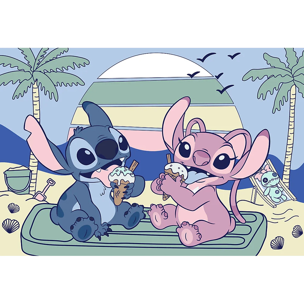 Disney Stitch Lody zabawa 60-elementowe puzzle - Trefl kép 2