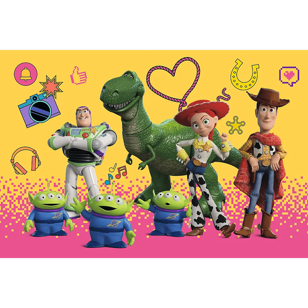 Zabawki i przyjaciele Toy Story 5 24-elementowe Maxi puzzle - Trefl kép 2