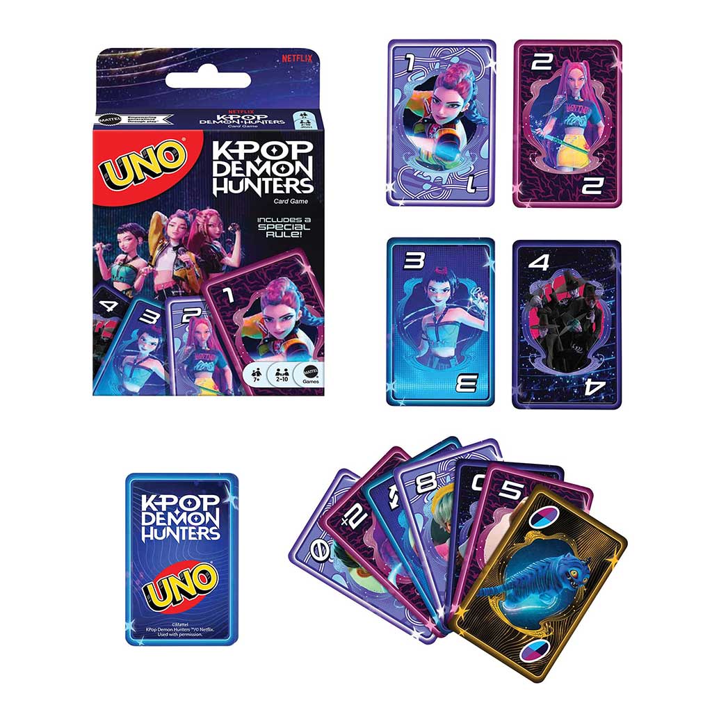 K-POP Łowcy Demonów UNO gra karciana - Mattel kép 3