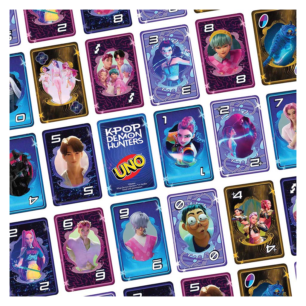 K-POP Łowcy Demonów UNO gra karciana - Mattel kép 5