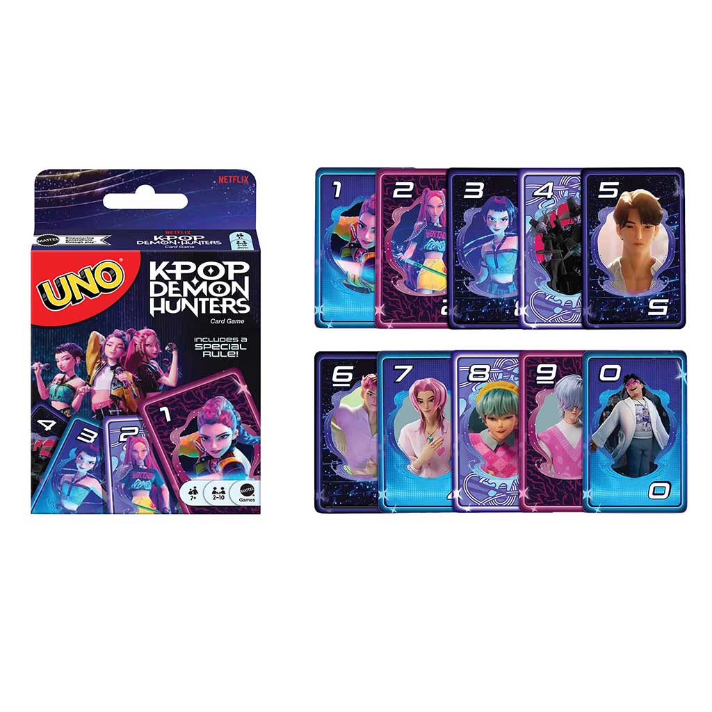 K-POP Łowcy Demonów UNO gra karciana - Mattel kép 2