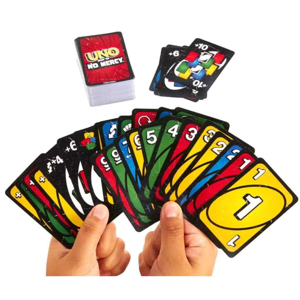 UNO No Mercy: Bez litości gra karciana – Mattel kép 4