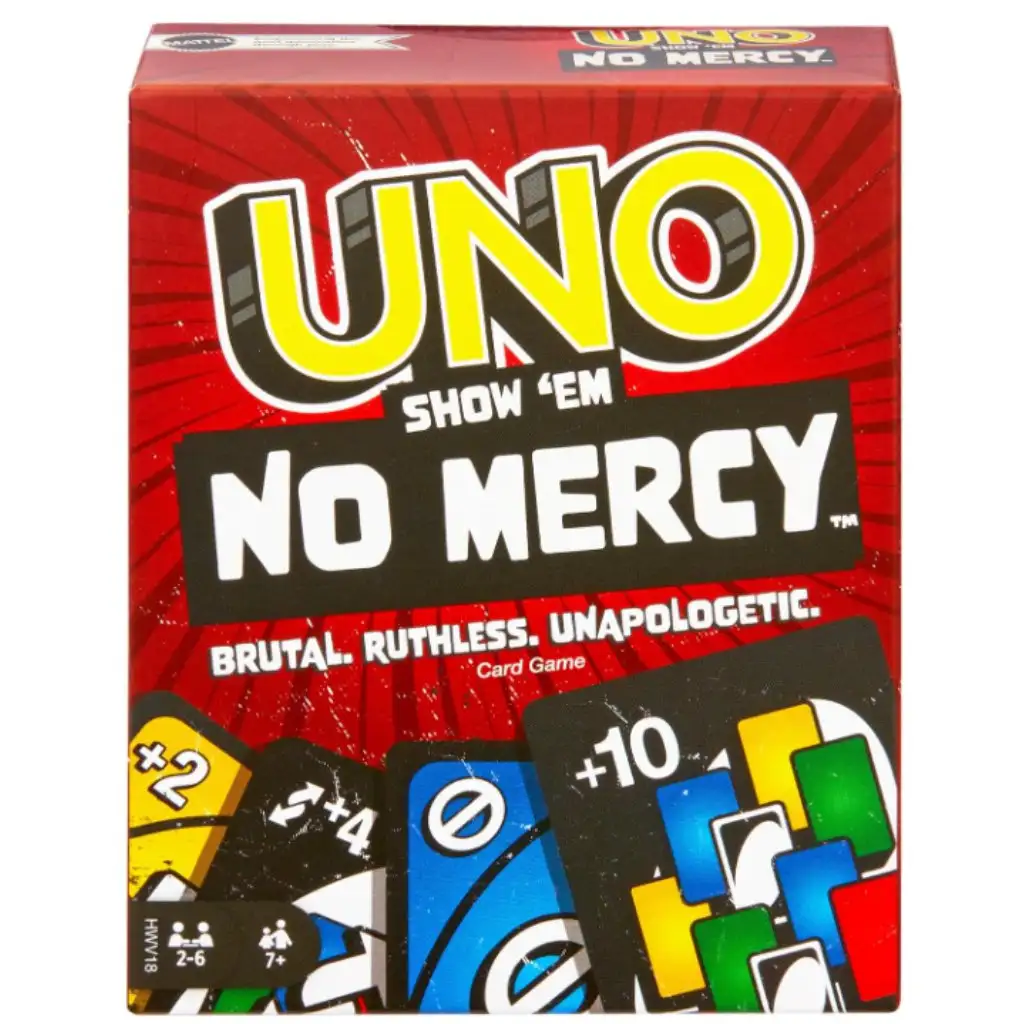 UNO No Mercy: Bez litości gra karciana – Mattel kép 1