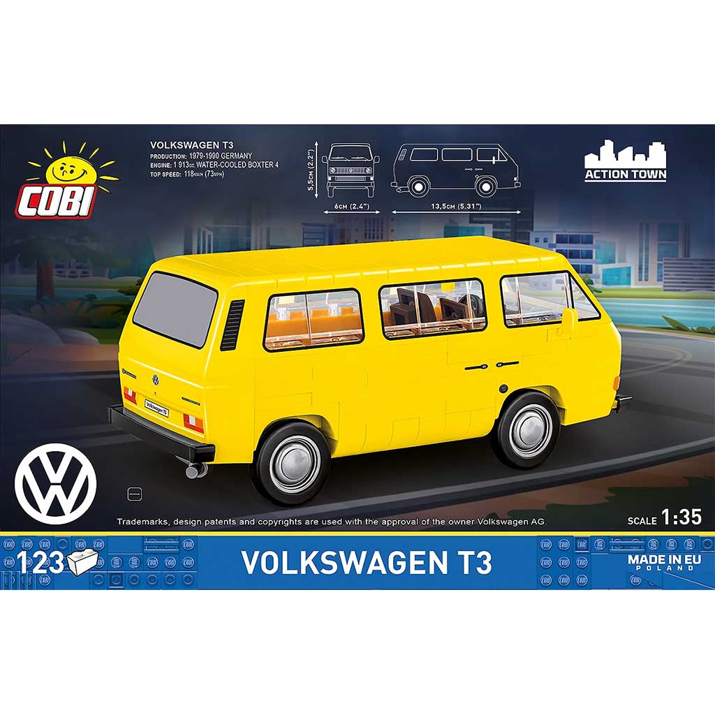 COBI: Samochód budowlany Volkswagen T3 (24634) kép 2