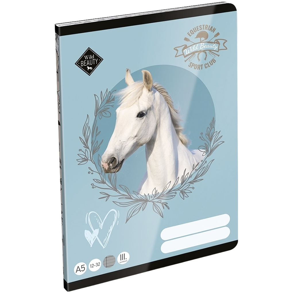 ICO: LizzySuli Wild Beauty Sport Club zeszyt w linię dla klasy 3 A/5 12-32 kép 1