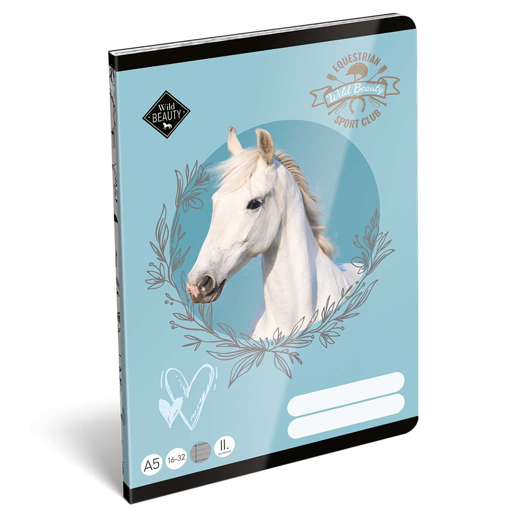 ICO: Lizzysuli Wild Beauty Sport Club zeszyt w linię dla klasy 2 kép 1