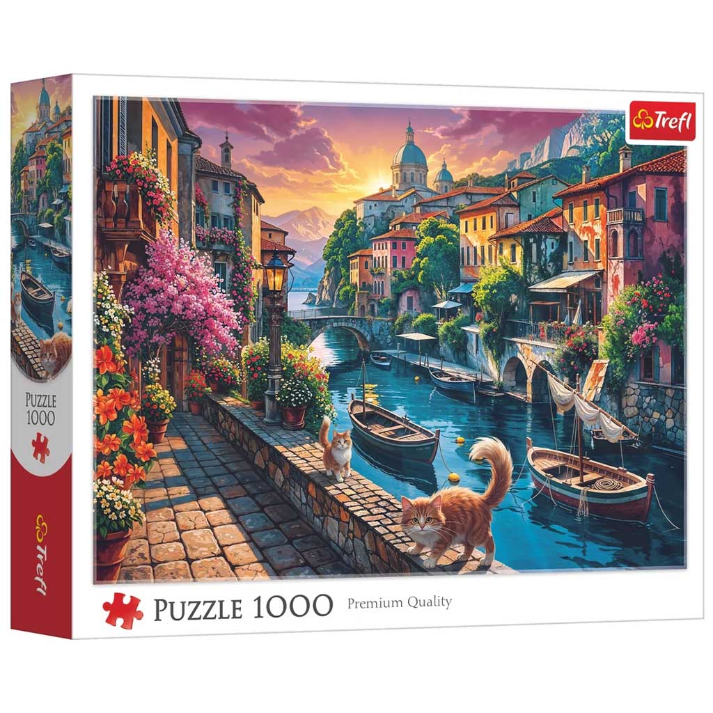 Włoskie wakacje 1000-elementowe puzzle premium - Trefl kép 1