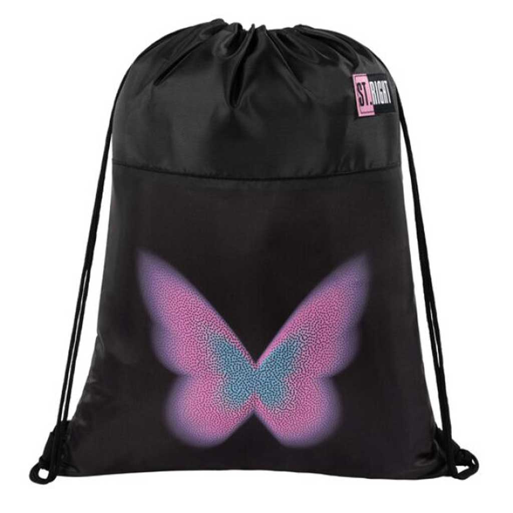 St.Right Pastel Butterfly worek sportowy, plecak 34x43cm kép 1