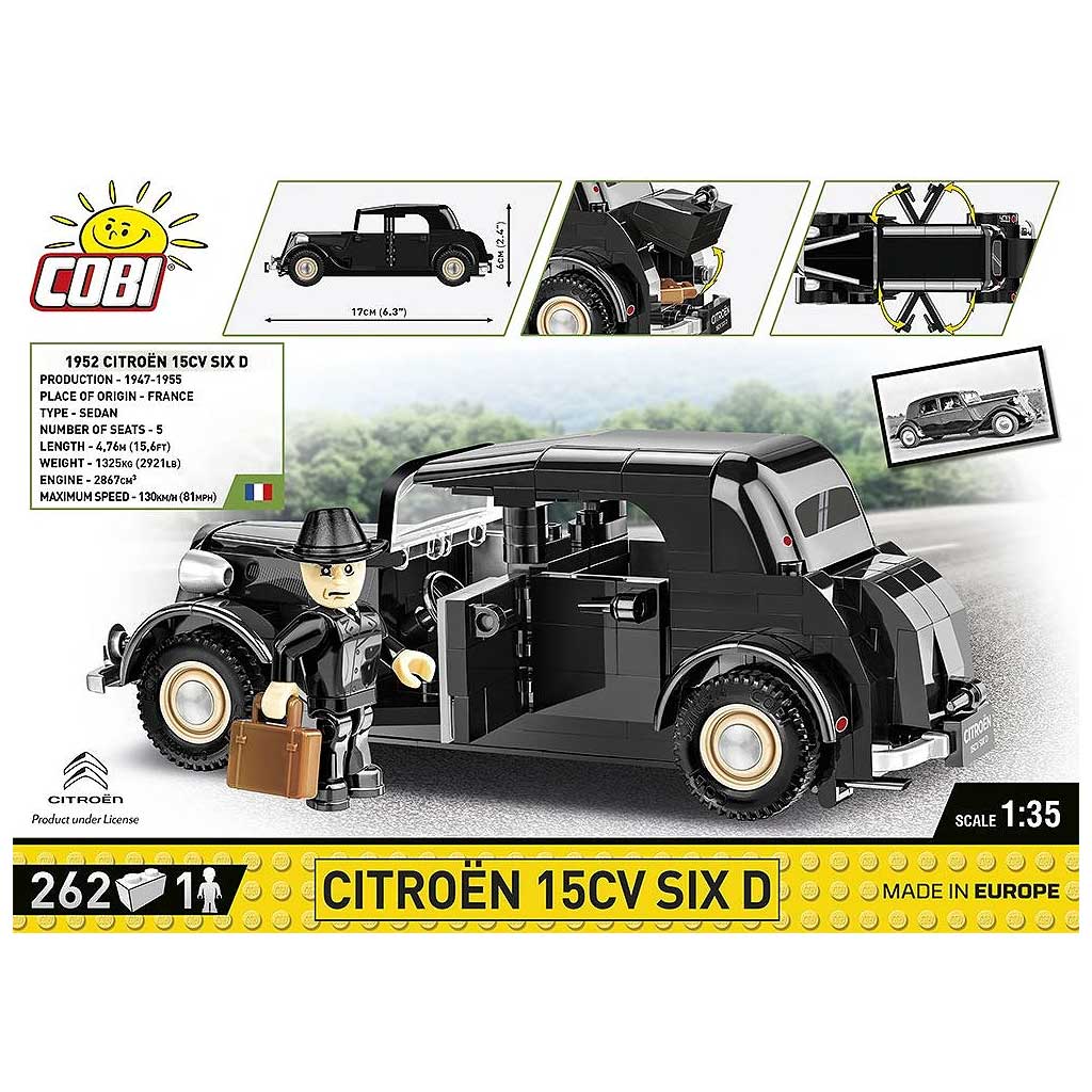 COBI: Citroen 15CV SIX D samochód konstrukcyjny (2267) kép 2