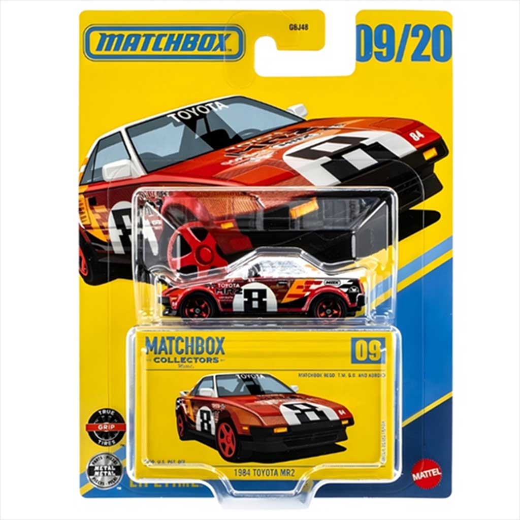 Matchbox Collectors: 1984 Toyota MR2 kolekcjonerski samochodzik 1/64 - Mattel