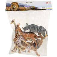 Animal World Zestaw 6 figurek dzikich zwierząt