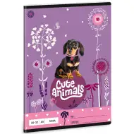 Ars Una: Cute Animals - Szczenię jamnika gładki zeszyt A/5