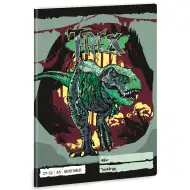 Ars Una: Zeszyt w kratkę z dinozaurem T-Rex A/5