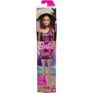 Barbie Chic blond modna lalka w różowej sukience z napisem Barbie – Mattel