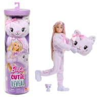 Barbie: Cutie Reveal niespodziankowa lalka – Kotka – Mattel