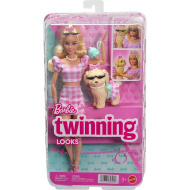 Barbie: Zestaw do zabawy Duet Modowy ze Zwierzaczkiem w kolorze różowym - Mattel