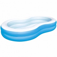 Bestway: Basen rodzinny Lagoon, owalny, dwuramienny, 262 x 157 x 46 cm