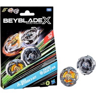 Beyblade X: Podwójny zestaw - Gale Wyvern 3-60T & Sword Dran 3-80B bączki - Hasbro