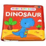 Buddy&Barney Książeczka do kąpieli: Zmieniająca kolory książeczka kąpielowa z dinozaurami
