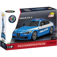 COBI: Alfa Romeo Giulia Quadrifoglio policyjny samochód do składania (24606)