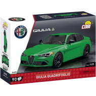 COBI: Alfa Romeo Giulia Quadrifoglio zielony zestaw klocków konstrukcyjnych (24605)