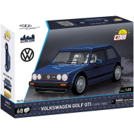 COBI: Niebieska zabawka konstrukcyjna Volkswagen Golf GTI (24615)