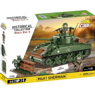 COBI: Zestaw konstrukcyjny czołgu M4A1 Sherman (3126)