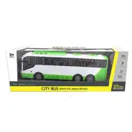 City Bus zdalnie sterowany zielono-biały autobus