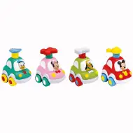 Clementoni Baby: Press&Go samochodzik z figurką postaci Disneya, cztery różne wzory, 1 szt.