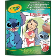 Crayola: Książeczka do kolorowania i naklejania Lilo & Stitch