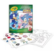 Crayola: Sonic, jeż — kolorowanka z naklejkami