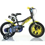 Czarny rower dziecięcy Batman w rozmiarze 14 cali - rower Dino Bikes