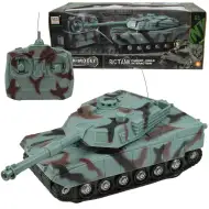 Czołg M1 Abrams RC w kamuflażu, ze światłem i dźwiękiem, skala 1:32, długość 22 cm