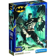 DC Comics Batman w deszczu, puzzle 500 elementów – Clementoni
