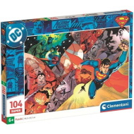 DC Comics Superman bohaterskie chwile 104-elementowa układanka - Clementoni