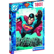 DC Comics Superman lot nad miastem, układanka 180 elementów - Clementoni
