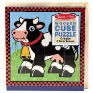 Domowe zwierzęta drewniane klocki układanka - Melissa & Doug