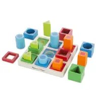 Drewniana układanka 3D do dopasowywania kształtów - Melissa & Doug
