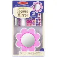Drewniany zestaw dekoracyjny z lustrem w kształcie kwiatu - Melissa & Doug