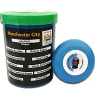 Drużyna piłkarska Manchester City do gry w kapsle