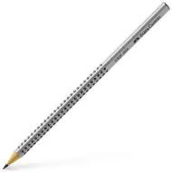 Faber-Castell: Ołówek grafitowy Grip HB srebrny