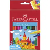 Faber-Castell: Zestaw flamastrów Castle 12 sztuk
