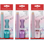 Faber-Castell: Zestaw piśmienniczy SPARKLE 4 sztuki, różne warianty, 1 sztuka