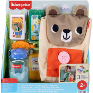 Fisher-Price: Plecak z misiem - Mattel