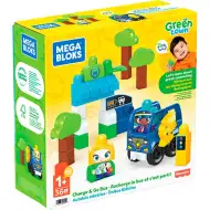 Fisher-Price: Przystanek autobusowy Green Town ze stacją ładowania - zestaw konstrukcyjny Mega Bloks