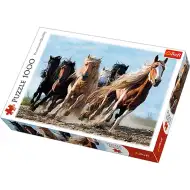 Galopujące konie 1000-elementowe puzzle premium - Trefl